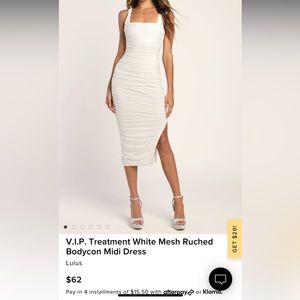 LULUs midi dress, size large; worn once